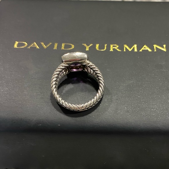 David Yurman Petite Albion Ring Diamonds - Picture 9 of 10